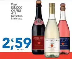 Sidis Vino IGT, DOC CHIARLI offerta