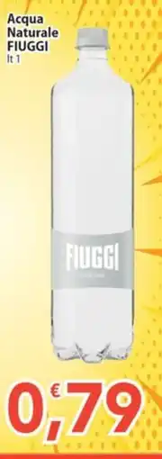 Sidis Acqua Naturale FIUGGI offerta