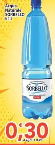 Sidis Acqua Naturale Sorbello offerta