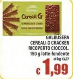 Top Supermercati Galbusera cereali g cracker ricoperto cioccol. offerta
