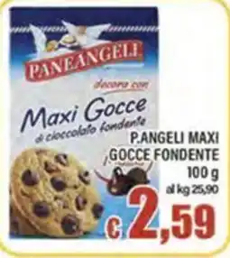 Top Supermercati Paneangeli Maxi Gocce di cioccolato fondente offerta