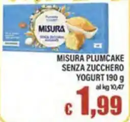Top Supermercati Misura plumcake senza zucchero offerta