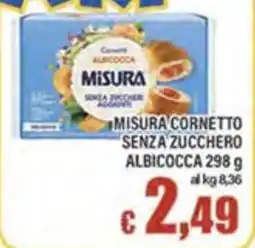Top Supermercati Misura cornetto albicocca senza zucchero offerta