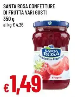 Galassia superstore Santa Rosa confettura di frutta vari gusti offerta