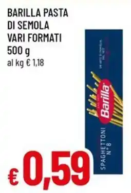 Galassia superstore Barilla pasta di semola offerta