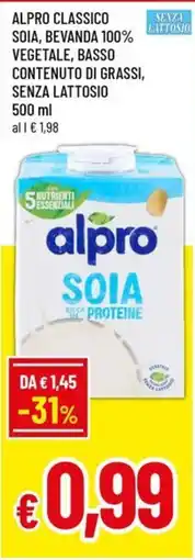 Galassia superstore Alpro classico soia offerta