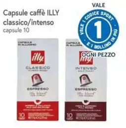 Famila Superstore Capsule caffè ILLY classico/intenso offerta