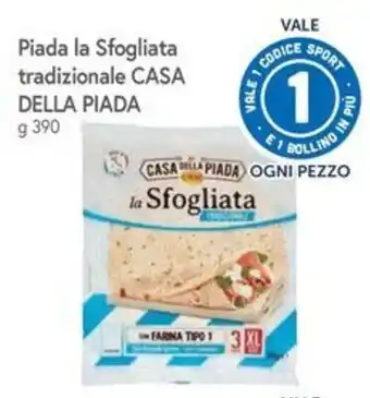 Piada la Sfogliata tradizionale CASA DELLA PIADA