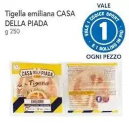 Famila Superstore Tigella emiliana CASA DELLA PIADA offerta