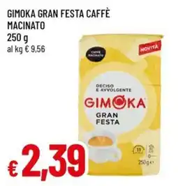 Galassia superstore Gimoka gran festa caffè macinato offerta