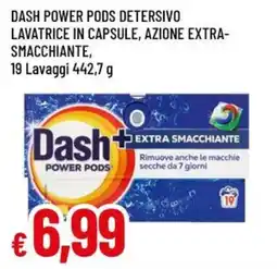 Galassia superstore Dash Power Pods Detersivo Lavatrice in Capsule offerta