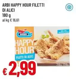 Galassia superstore Arbi happy hour filetti di alici offerta