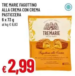 Galassia superstore Tre Marie Fagottino alla Crema con Crema Pasticcera offerta
