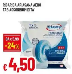 Galassia superstore Ricarica Ariasana Aero Tab Assorbiumidita' offerta