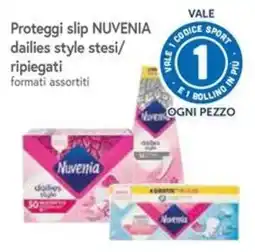 Famila Superstore Proteggi slip NUVENIA dailies style stesi/ripiegati offerta
