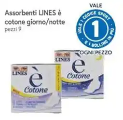 Famila Superstore Assorbenti Lines è cotone giorno/notte offerta
