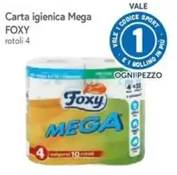Famila Superstore Carta igienica Mega FOXY offerta