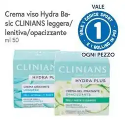 Famila Superstore Crema viso Hydra Basic CLINIANs offerta