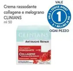 Famila Superstore Crema rassodante collagene e melograno Clinians offerta