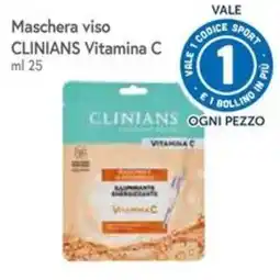 Famila Superstore Maschera viso Clinians Vitamina C offerta