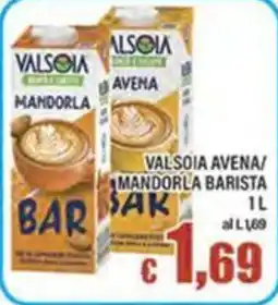 Top Supermercati Valsòia avena mandorla barista offerta