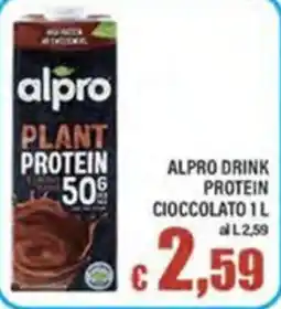 Top Supermercati Alpro drink protein cioccolato offerta