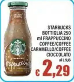 Top Supermercati Starbucks Frappuccino Coffee/Coffee Caramello/Coffee Cioccolato offerta