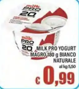 Top Supermercati Milk Pro Yogurt Magro Bianco Naturale offerta