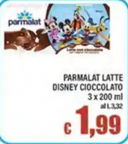 Top Supermercati Parmalat latte Disney cioccolato offerta