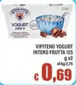 Top Supermercati Vipiteno Yogurt Intero Frutta offerta