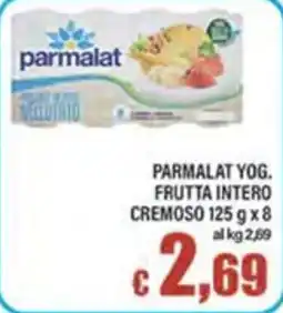 Top Supermercati Parmalat Yog. Frutta Intero Cremoso offerta