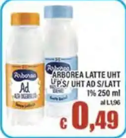 Top Supermercati Arborea latte UHT offerta