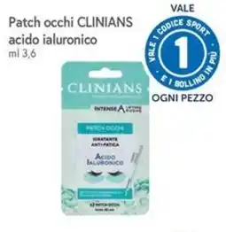 Famila Superstore Patch occhi Clinians acido ialuronico offerta