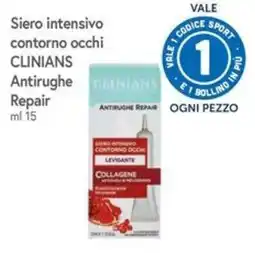 Famila Superstore Siero intensivo contorno occhi Clinians Antirughe Repair offerta