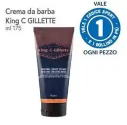 Famila Superstore Crema da barba King C Gillette offerta