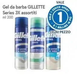 Famila Superstore Gel da barba GILLETTE Series 3X offerta