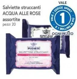 Famila Superstore Salviettine struccanti Acqua alle Rose offerta
