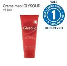 Famila Superstore Crema mani Glysolid offerta