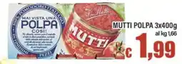 Top Supermercati Mutti polpa offerta