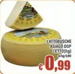 Top Supermercati Lattebusche Asiago DOP offerta
