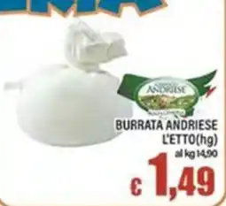Top Supermercati Burrata Andriese offerta