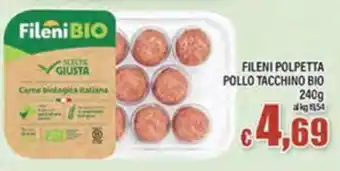 Fileni polpetta pollo tacchino bio