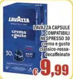Top Supermercati Lavazza capsule compatibili nespresso offerta