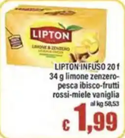 Top Supermercati Lipton infuso offerta