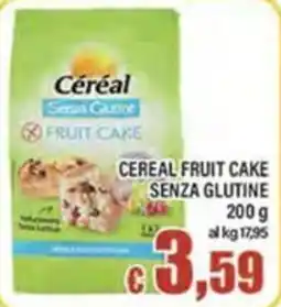 Top Supermercati Céréal Cereal Fruit Cake Senza Glutine offerta