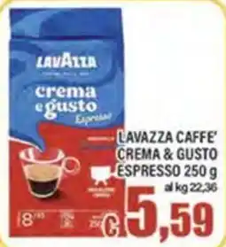 Top Supermercati Lavazza Caffè Crema & Gusto Espresso offerta