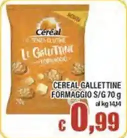 Top Supermercati Cereal Gallettine Formaggio S/G offerta