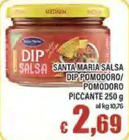 Top Supermercati Santa Maria salsa dip pomodoro offerta