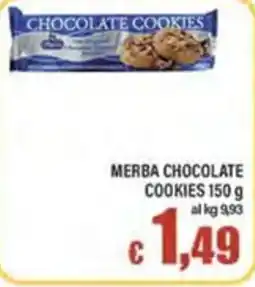 Top Supermercati Merba chocolate cookies offerta