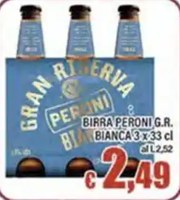 Top Supermercati Gran Riserva Peroni Bianca offerta